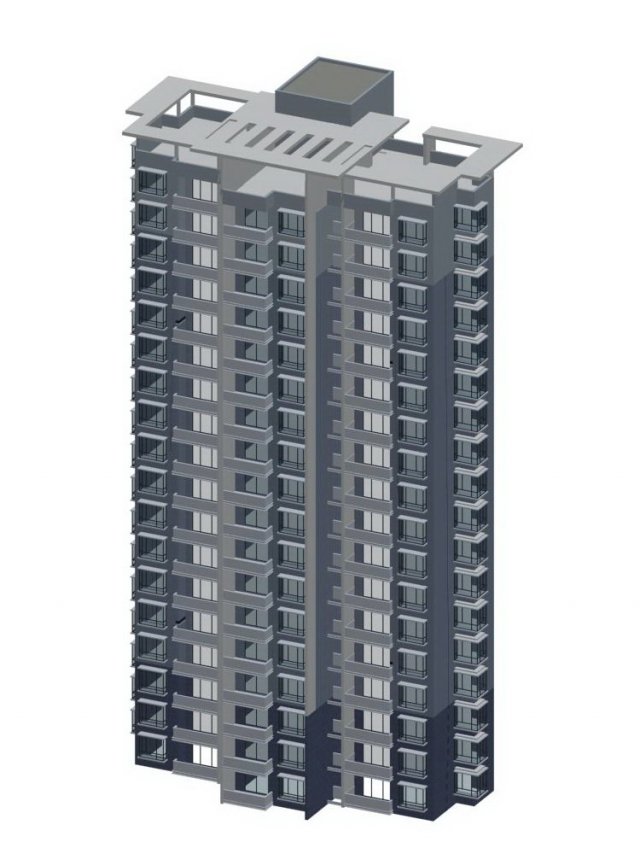 city government office building architectural design - 188 3D 모델 .c4d .max .obj .3ds .fbx .stl .blend 