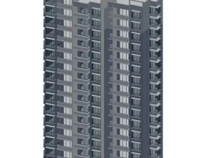 city government office building architectural design - 188 3D Model