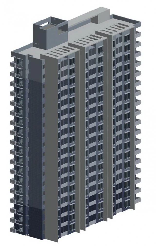 city government office building architectural design - 191 3D Model .c4d .max .obj .3ds .fbx .stl .blend 