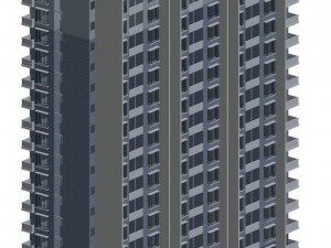 city government office building architectural design - 191 Modèle 3D