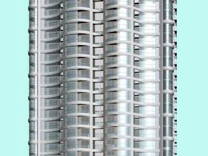 city government office building architectural design - 192 3D Модель