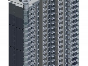 city government office building architectural design - 193 3D मॉडल