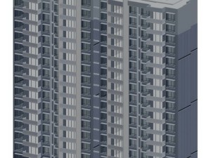 city government office building architectural design - 195 Modello 3D