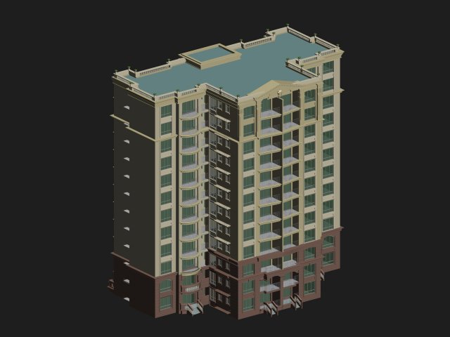 city government office building architectural design - 198 Model 3D .c4d .max .obj .3ds .fbx .stl .blend 