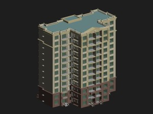 city government office building architectural design - 198 3Dモデル
