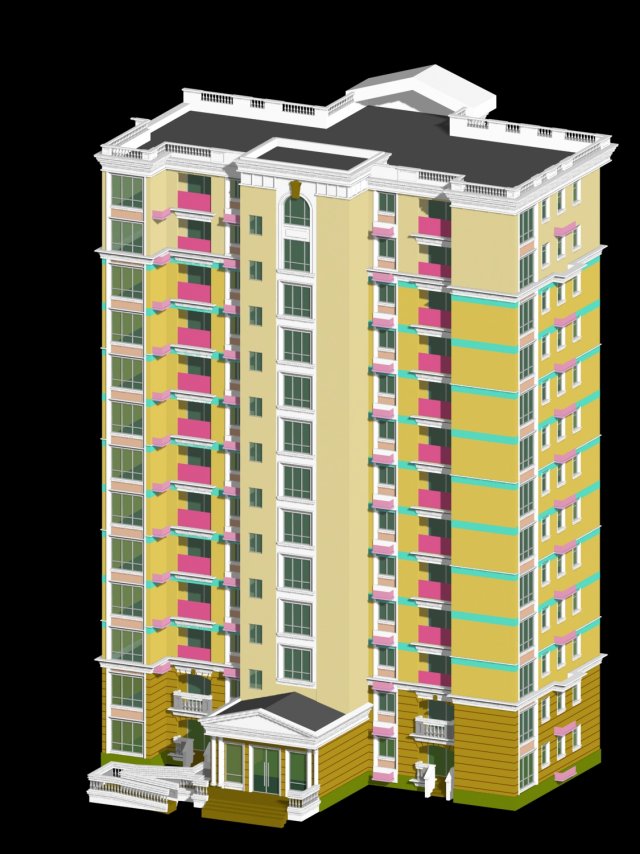 city government office building architectural design - 199 3D मॉडल .c4d .max .obj .3ds .fbx .stl .blend 
