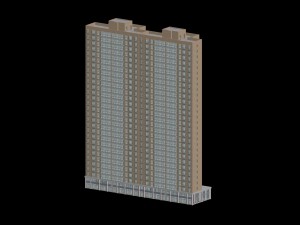 city government office building architectural design - 201 Modelo 3D