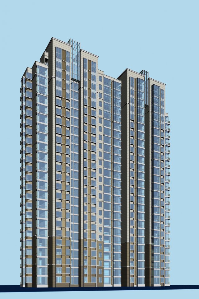 city government office building architectural design - 202 3D Model .c4d .max .obj .3ds .fbx .stl .blend 