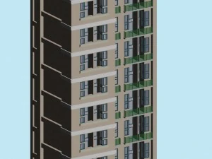 city government office building architectural design - 203 3D Model