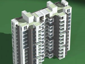 projeto arquitetônico do prédio da prefeitura - 206 Modelo 3D