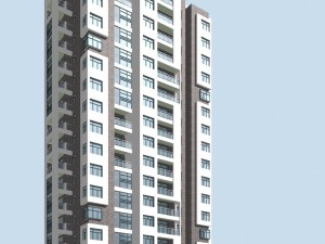 city government office building architectural design - 208 3D Model