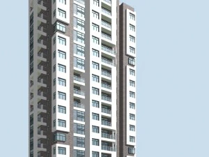 city government office building architectural design - 208 3D Model