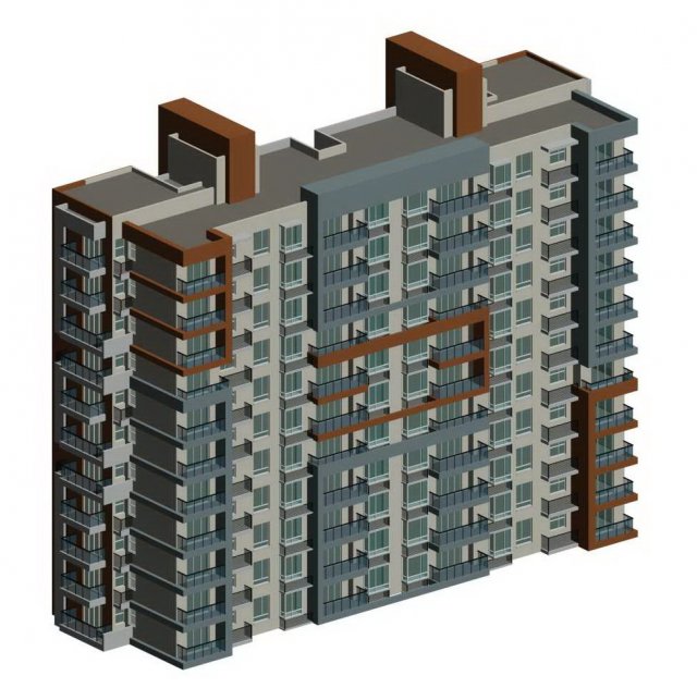 city government office building architectural design - 209 3Dモデル .c4d .max .obj .3ds .fbx .stl .blend 