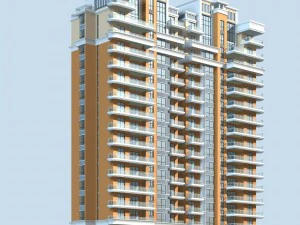 city government office building architectural design - 212 3D Model