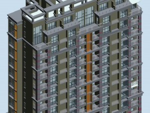 city government office building architectural design - 216 3D Model