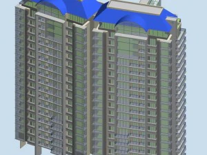 city government office building architectural design - 218 3D Model