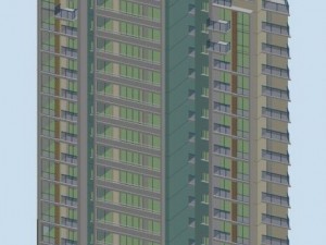 city government office building architectural design - 219 3D Модель