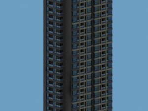 city government office building architectural design - 222 3D Model