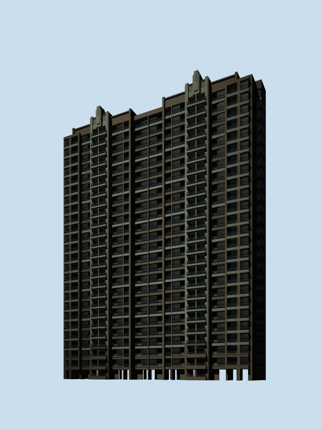 city government office building architectural design - 225 3D Model .c4d .max .obj .3ds .fbx .stl .blend 