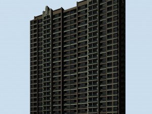 city government office building architectural design - 225 3D Model