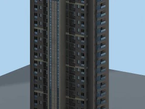 city government office building architectural design - 226 3D Model