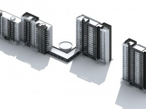 city government office building architectural design - 227 3D 模型