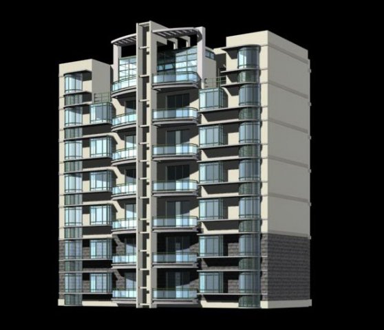 city government office building architectural design - 231 3D 모델 .c4d .max .obj .3ds .fbx .stl .blend 
