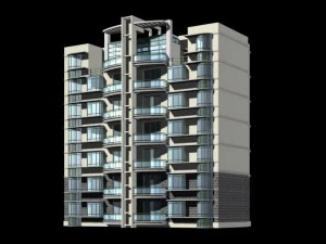 시청사 건축설계 - 231 3D 모델