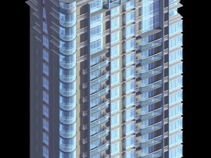 city government office building architectural design - 234 3Dモデル