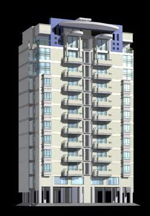 city government office building architectural design - 236 3D Model .c4d .max .obj .3ds .fbx .stl .blend
