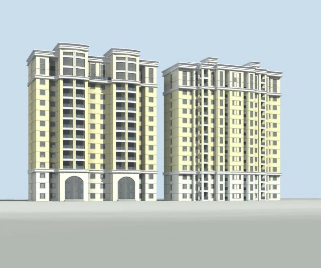 city government office building architectural design - 237 3D Model .c4d .max .obj .3ds .fbx .stl .blend
