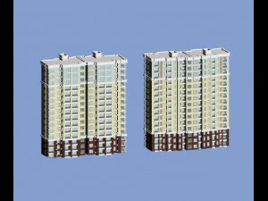 dise&ntilde;o arquitect&oacute;nico del edificio de oficinas del gobierno de la ciudad - 243 Modelo 3D