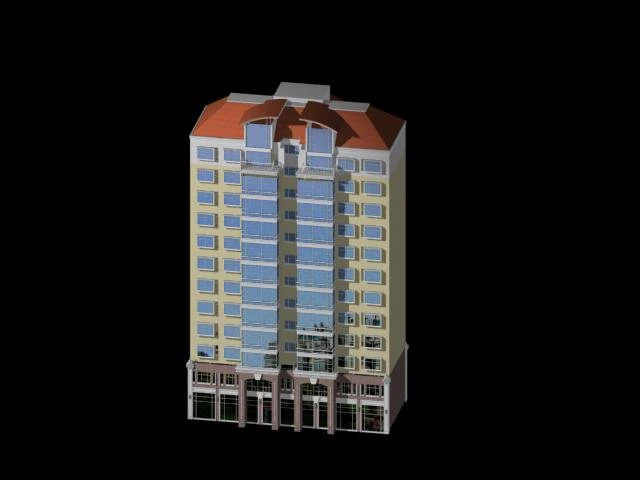 city government office building architectural design - 247 3D Model .c4d .max .obj .3ds .fbx .stl .blend 