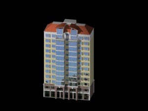 city government office building architectural design - 247 Modèle 3D