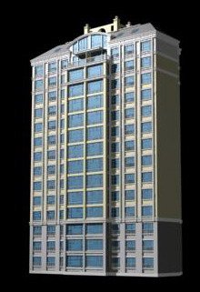 city government office building architectural design - 257 Modèle 3D .c4d .max .obj .3ds .fbx .stl .blend 