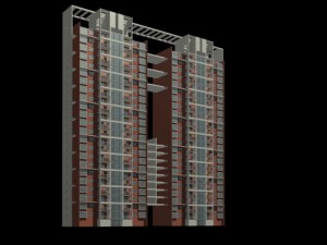 city government office building architectural design - 258 3D Model