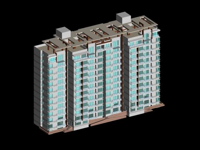 city government office building architectural design - 262 3D Model .c4d .max .obj .3ds .fbx .stl .blend 