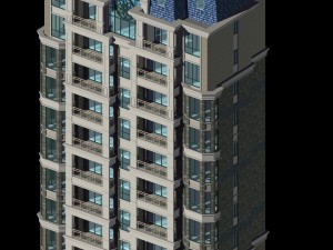city government office building architectural design - 264 3D Model