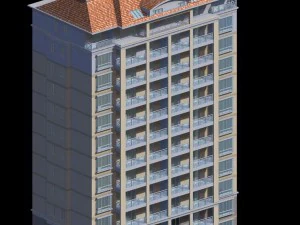 city government office building architectural design - 265 3D Model