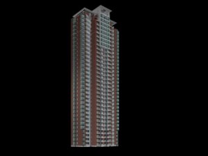 city government office building architectural design - 267 3D Model