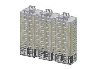 city government office building architectural design - 270 3D Model