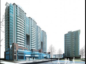 city government office building architectural design - 271 3D-Modell