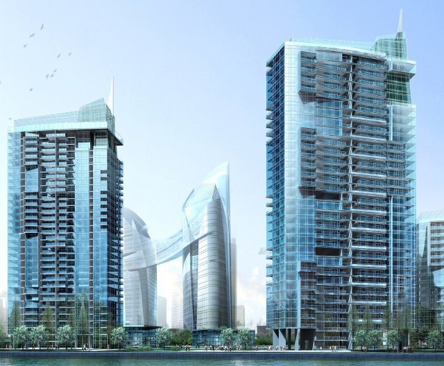 city government office building architectural design - 276 Modèle 3D .c4d .max .obj .3ds .fbx .stl .blend 