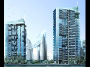 शहर के सरकारी कार्यालय भवन का वास्तुशिल्प डिजाइन - 276 3D मॉडल