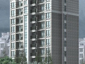 Архитектурный проект здания городской управы - 280 3D Модель