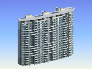 city government office building architectural design - 284 3D Model