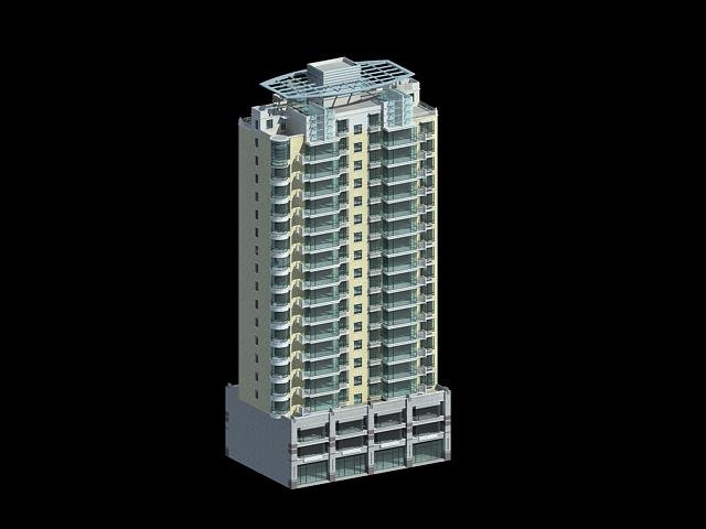 city government office building architectural design - 286 3D Model .c4d .max .obj .3ds .fbx .stl .blend