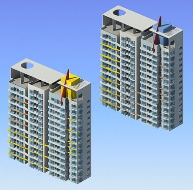 city government office building architectural design - 291 Model 3D .c4d .max .obj .3ds .fbx .stl .blend 