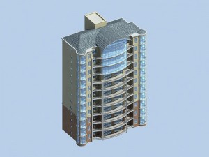 city government office building architectural design - 292 Modelo 3D