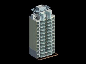 city government office building architectural design - 293 3Dモデル